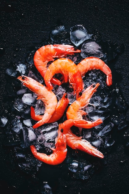 Camarão sem cabeça